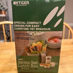 Tiger brand Stainless steel lunch box insulated lunch